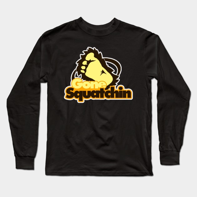 Gone Squatchin' Long Sleeve T-Shirt by NineBlack